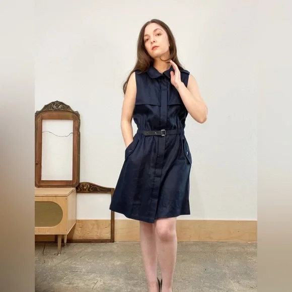 chinese dress ladies A-Line Cotton/Linen Dress main image 0